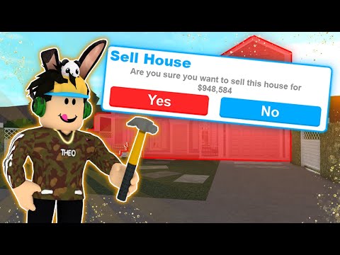BREAKING Into People's HOUSES In BLOXBURG (I deleted her house!?)