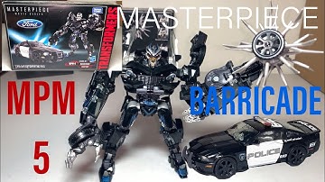 Transformers Movie Masterpiece: MPM-5 Barricade Review/Tutorial