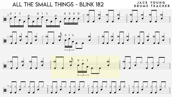 All the Small Things Drums version - Drums performance video thumbnail
