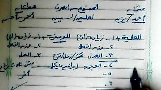 شرح الممنوع من الصرف الجزء الأول