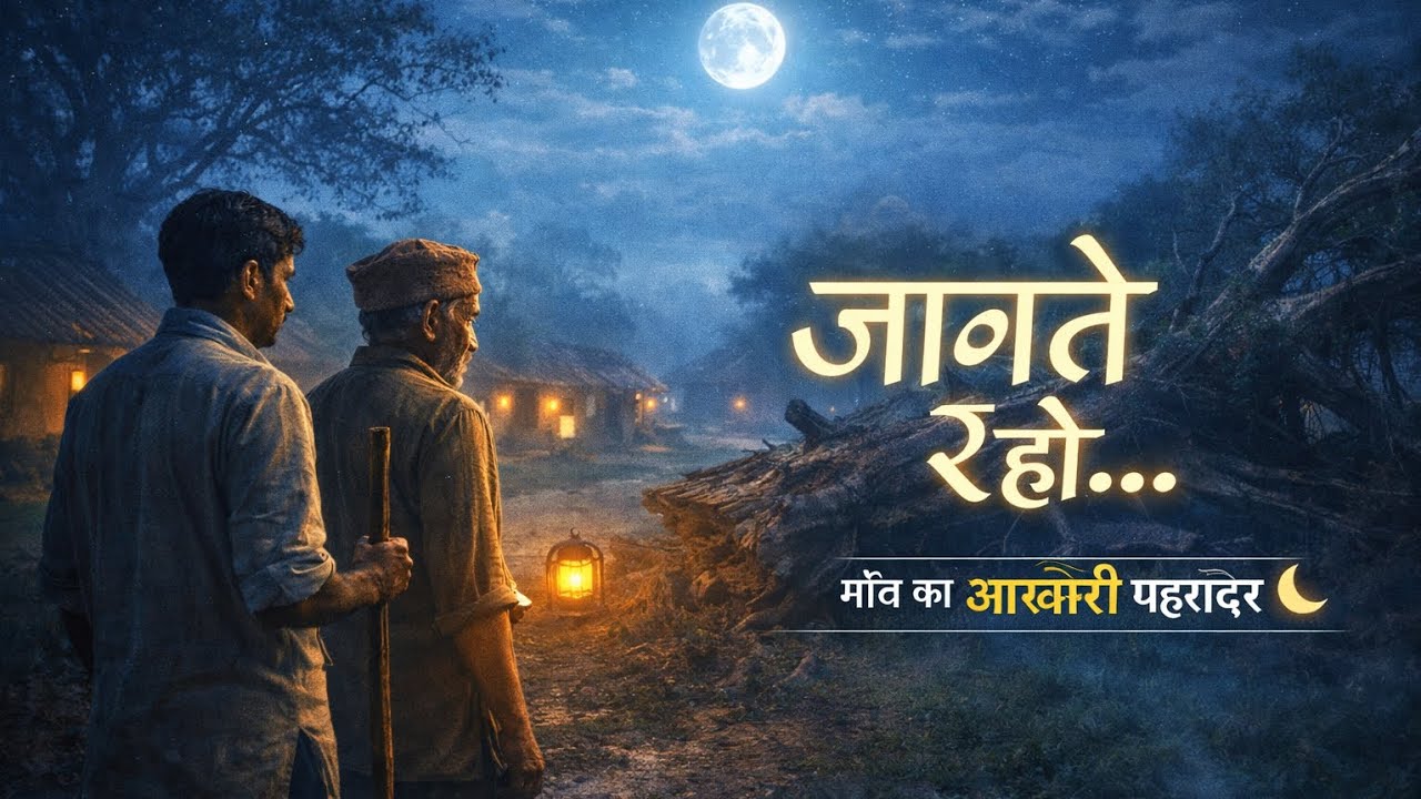 कहानी अच्छी नींद के लिए | “गाँव का आख़िरी पहरेदार”| सुकून भरी रात की कहानी...