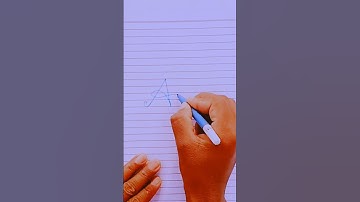 "ANITA" name art||One continuous line drawing #shorts VDO