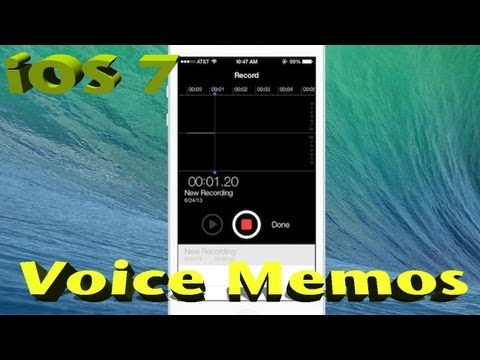 iOS 7 beta 2 VOICE MEMOS REVIEW | New iOS 7 Voice Memos app REVIEW
