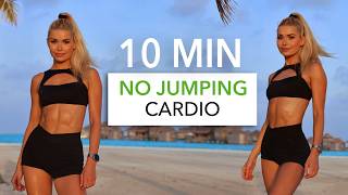 10 MIN NO JUMPING CARDIO - easy to follow, suitable for all levels screenshot 3