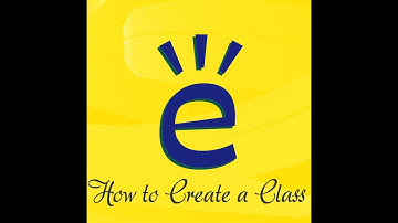 EDMODO - HOW TO CREATE A CLASS