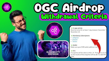 OGC Mining App Airdrop Claiming Criteria || OGC Mining App Airdrop Listing Date