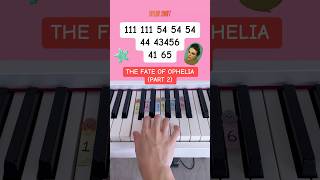 The Fate of Ophelia - Taylor Swift (Part 2) (Piano Tutorial) #easypianotutorial