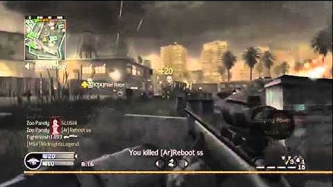 Amazing COD4 Bounce SHOT!
