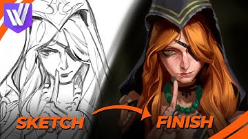 How to Design a Witch: A Character Design Journey | with Mathias Osland
