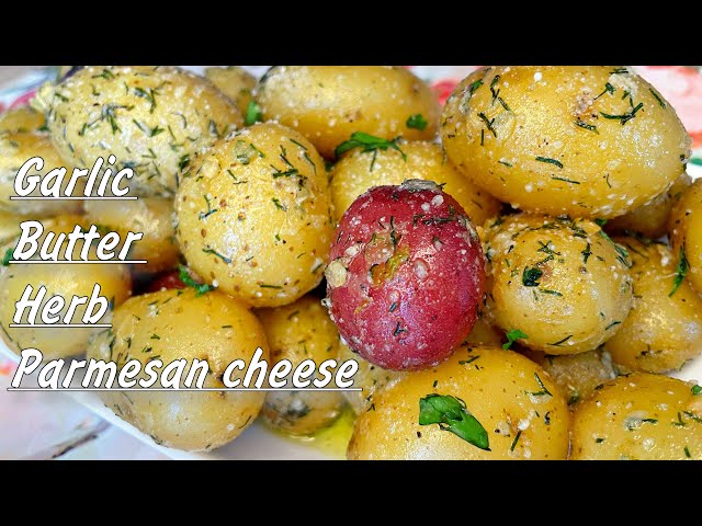 Baby Potatoes with Butter & Herbs