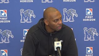 Penny Hardaway speaks after Tigers lose first round of AAC Tournament