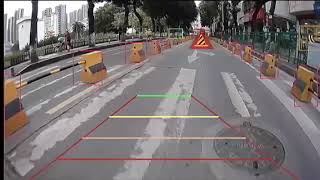 AI vehicle camera for obstacle detection, recognition and early warning