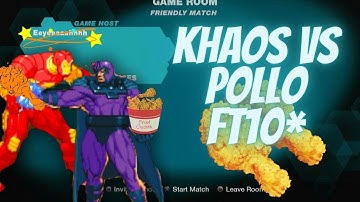MvC2 - Khaos vs Pollo FT10*
