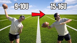 HOW FAR YOU SHOULD THROW BASED ON AGE! (3 Drills To Throw Farther) 