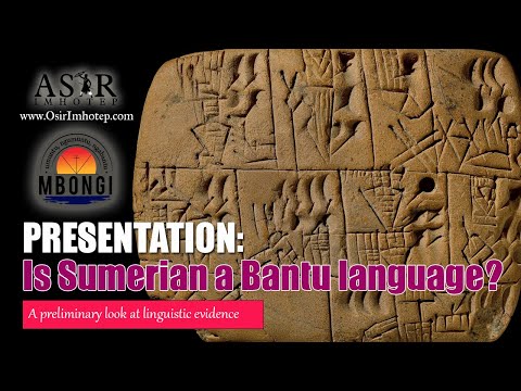 AfterParty: Is Bantu a Sumerian Language? @AsarImhotep