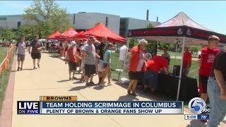 Browns scrimmage at OSU