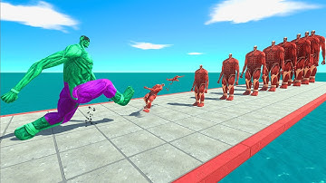 All Colossal Titan Forms vs 10 Levels of Original Colossal Titan – ARBS Size Comparison