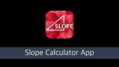 Ramp Slope Calculator app