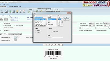 Generate barcode labels with UPCA barcode font in your organization
