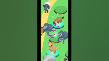 merge party animals how to create a Giraffe?  #gameplay #shortvideo #shortsgame #animalsgames