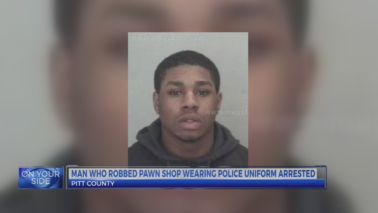 Sheriff Man Who Robbed Pawn Shop In Stolen Police Uniform Arrested Youtube