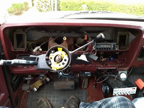 1989 Dodge Ramcharger Steering Column Swap