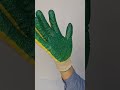 Sm-qazyna.kz///Перчатки х/б с латексом бело-зеленая плотная
