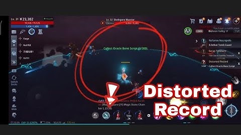 Distorted Record | Collect Oracle Bone Script | MIR4