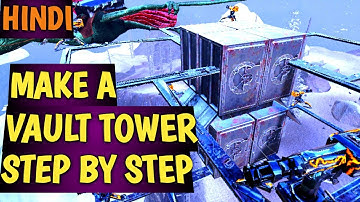 ARK MOBILE | HOW TO MAKE FLOATING VAULT TOWER IN HINDI