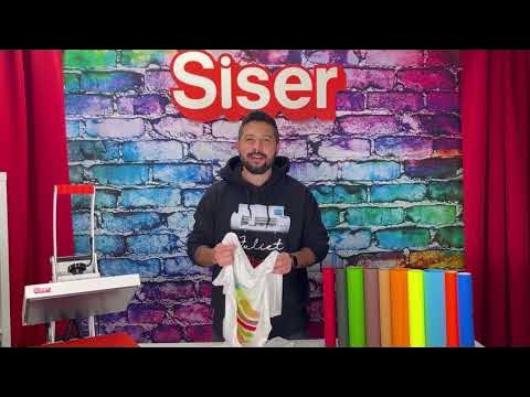 Sabías que puedes aplicar un vinil sobre otro vinil? Te mostramos esta  aplicación de vinil textil Siser® Easyweed Blanco sobrepue…