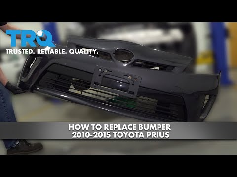 How To Replace Bumper 2010-2015 Toyota Prius