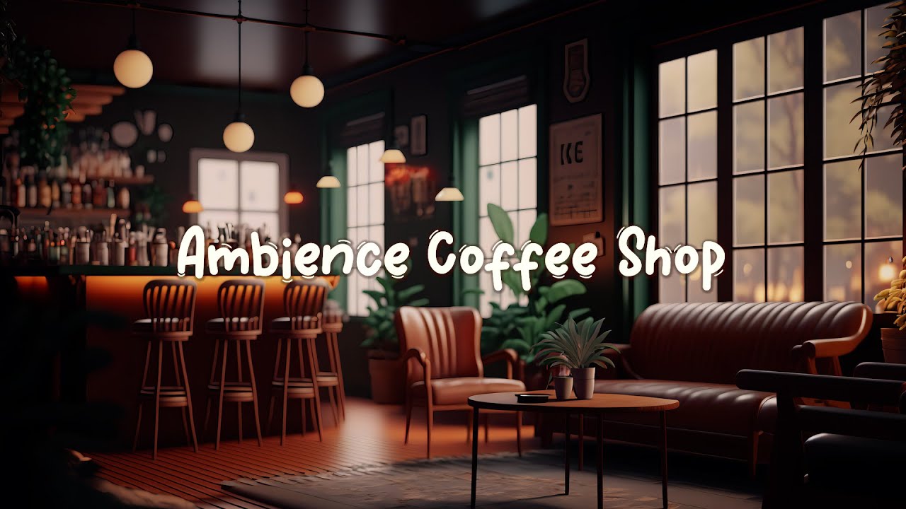 Ambience Coffee Shop ☕ Cafe Shop Lounge - Calm Lofi Music for Focus and ...