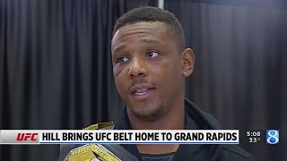 Grand Rapids-based fighter Jamahal Hill wins first UFC Title