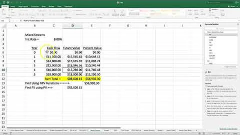 G  Time Value of Money   Mixed Streams