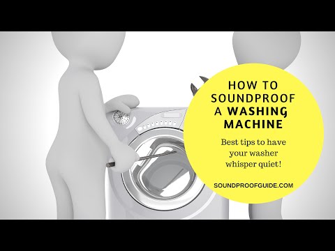 How to Soundproof a Washing Machine - 3 Vibration Reduction