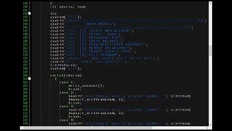 Banking Management System using C++