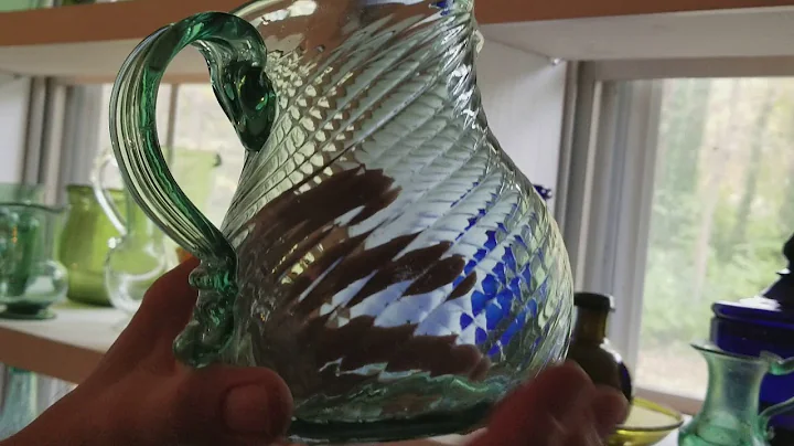 John Decaro explaining early American glass