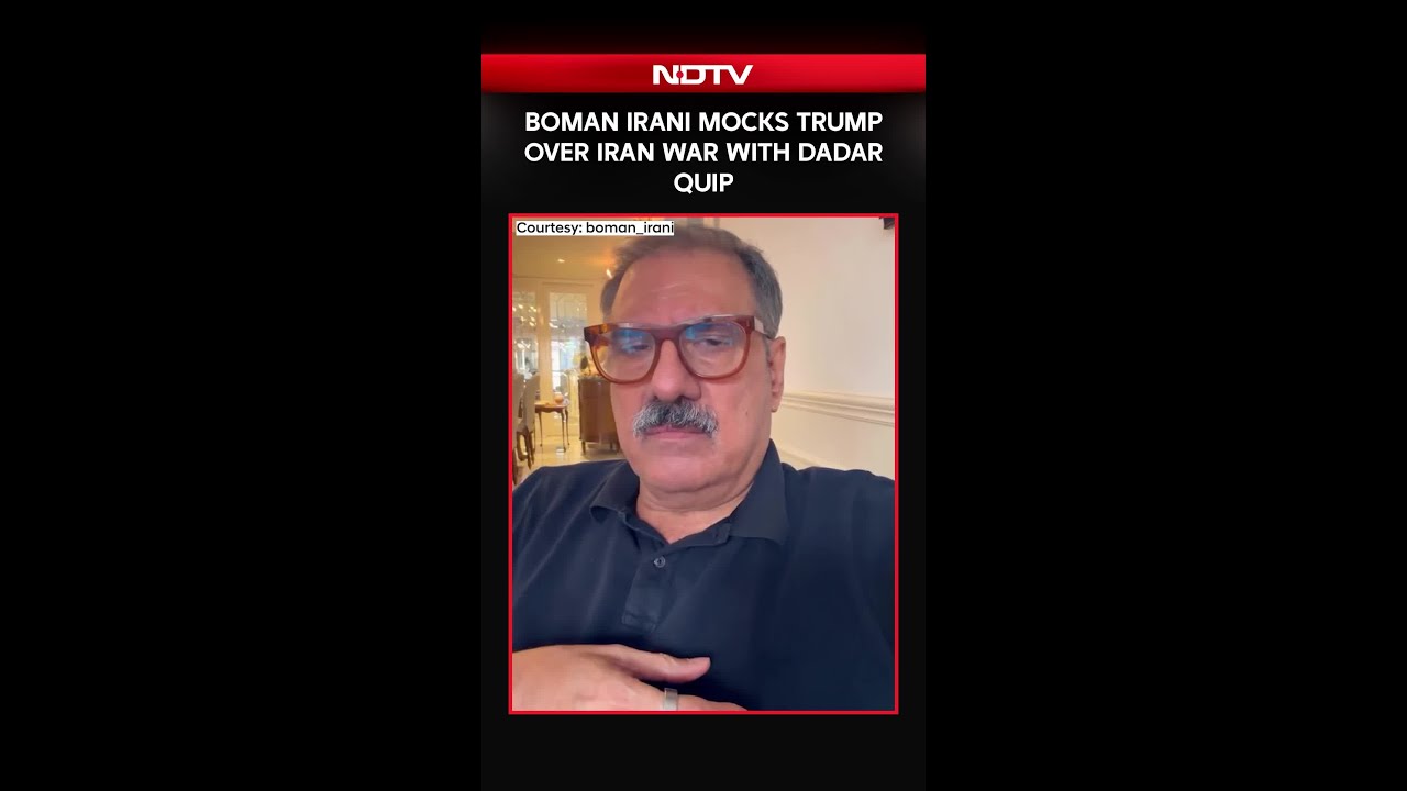 'Best If Trump Sahab...': Boman Irani Mocks Trump Over Iran War With Dadar Quip