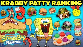Krabby Patties Ranked By Size!  | SpongeBob