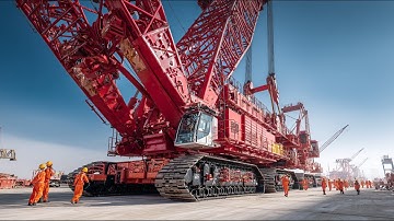 Millimeter-Perfect Lifts Under Extreme Loads. Full Documentary on Mega cranes & heavy construction.
