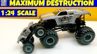 MAXIMUM DESTRUCTION 1:24 Scale Monster Jam Truck Max-D