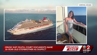 Florida teen found dead on cruise: Stepbrother, 16, named a suspect