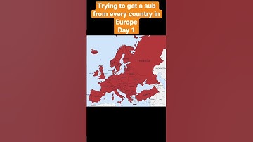 Trying to get a sub from every country Day 1 #shorts #europe #geography #country