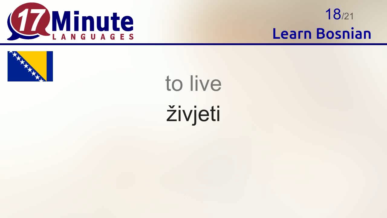 Learn Bosnian (Part 3) YouTube