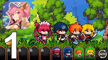 Pixel Heroes Idle Part 1 Gameplay Walkthrough Android IOS