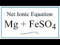 Net Ionic Equations and Reactions