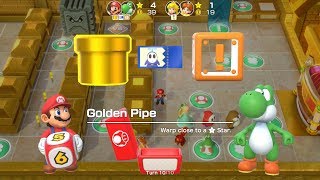 Super Mario Party Partner Party #115 Tantalizing Tower Toys Mario & Yoshi vs Peach & Daisy
