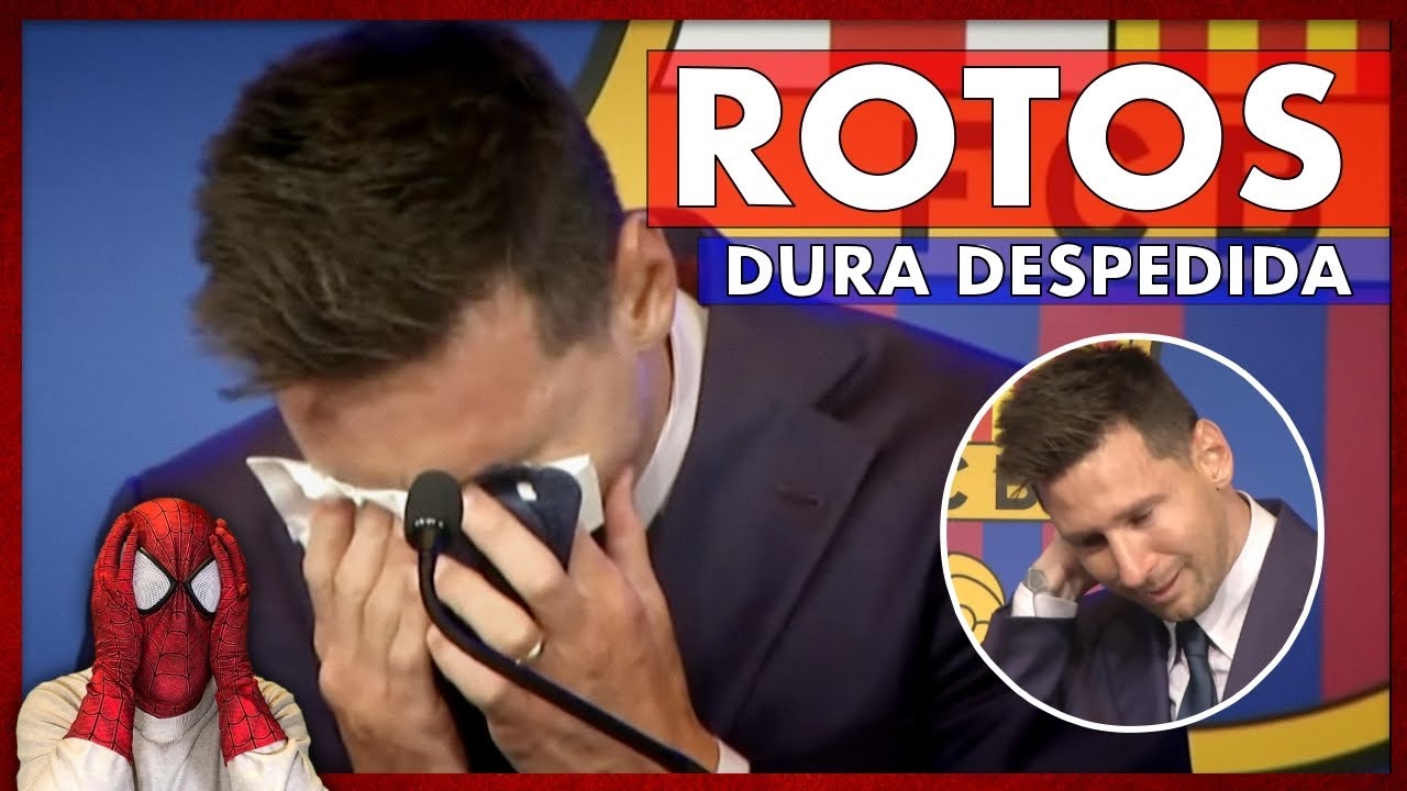 ¡MESSI ROMPE a LLORAR! 💔😢 RUEDA de PRENSA de LEO MESSI en su DESPEDIDA del BARÇA 😱
