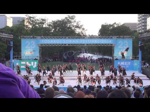 2014ソーラン　新琴似緑小学校