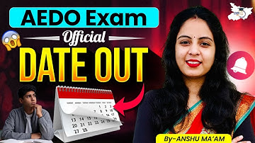 BPSC AEDO Exam Date OUT! 🔥 AEDO Exam Date Released | BPSC AEDO Exam  Official Date Out | Anshu Ma’am